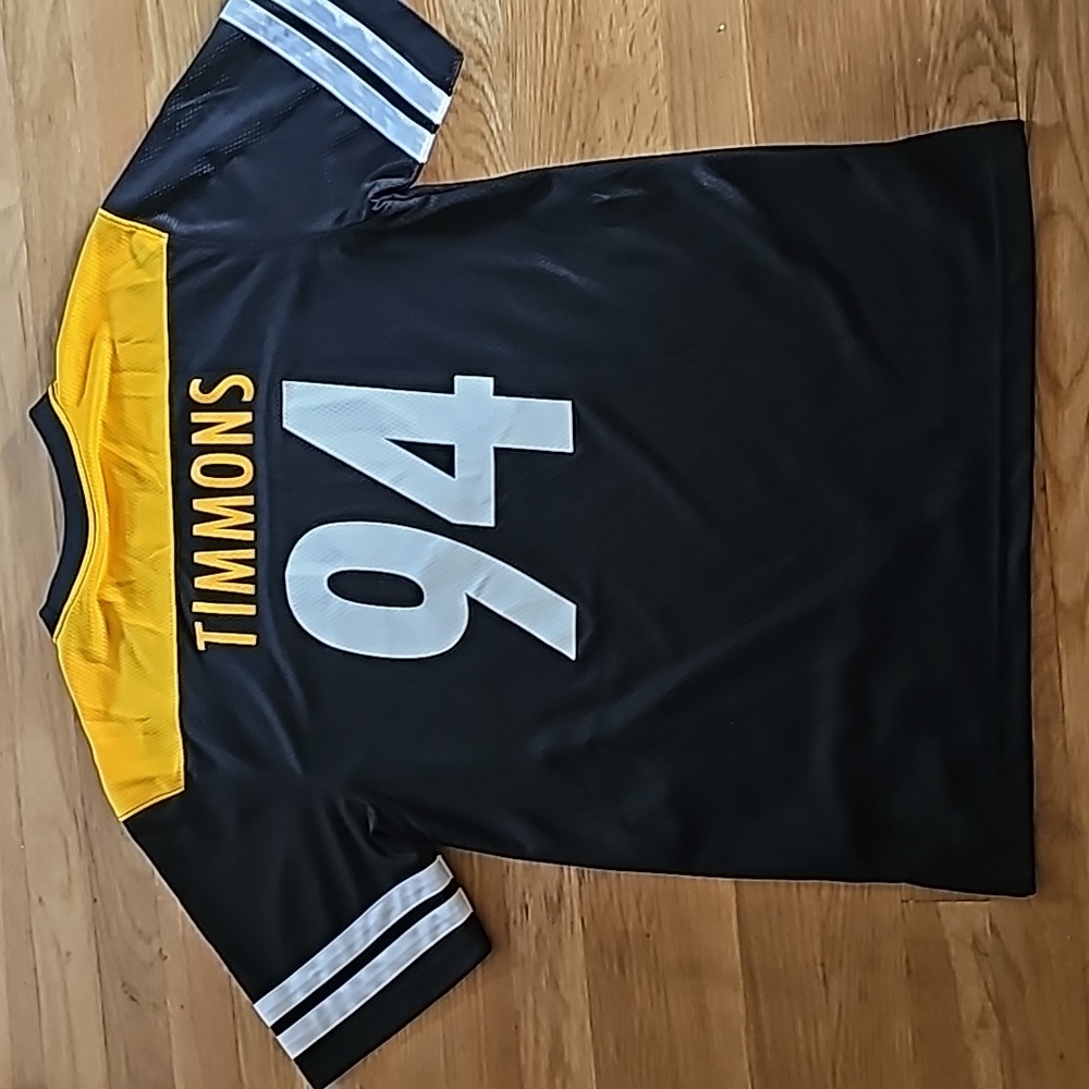 Pittsburgh Steelers Majestic #94 Lawrence Timmons AFC North Jersey Men's Medium - Picture 2 of 10